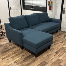 Blue Pull Out Sofa $170