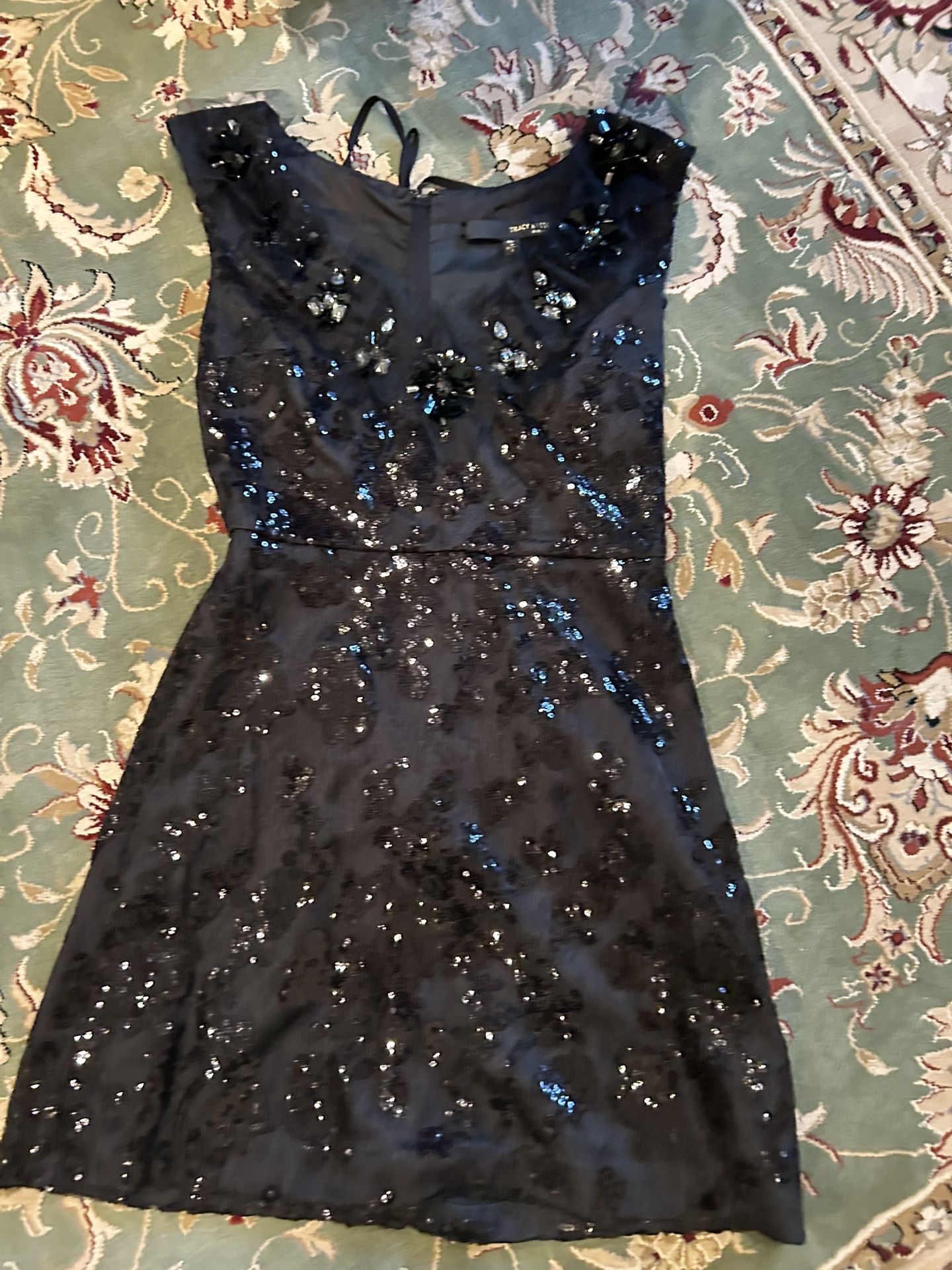 Tracey Reese Black Sequin Dress
