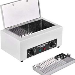 300W Heat Sterilizer NV-210 w/Timer Disinfection Box Manicure Pedicure SPA Salon Equipment for Sundry Beauty Hair Nail Metal Tools