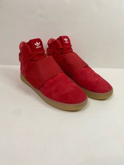 adidas Tubular Invader Strap Red Size 13