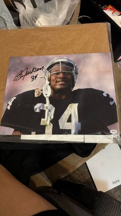 Autograph Photo Bo Jackson
