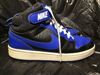 Nike Court Borough Mid 2 Black Game Royal (GS)