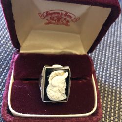 Vintage Silver Mens Ring