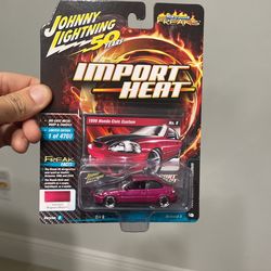 Johnny Lightning 50 Years Import Heat Honda Civic Ek Coupe
