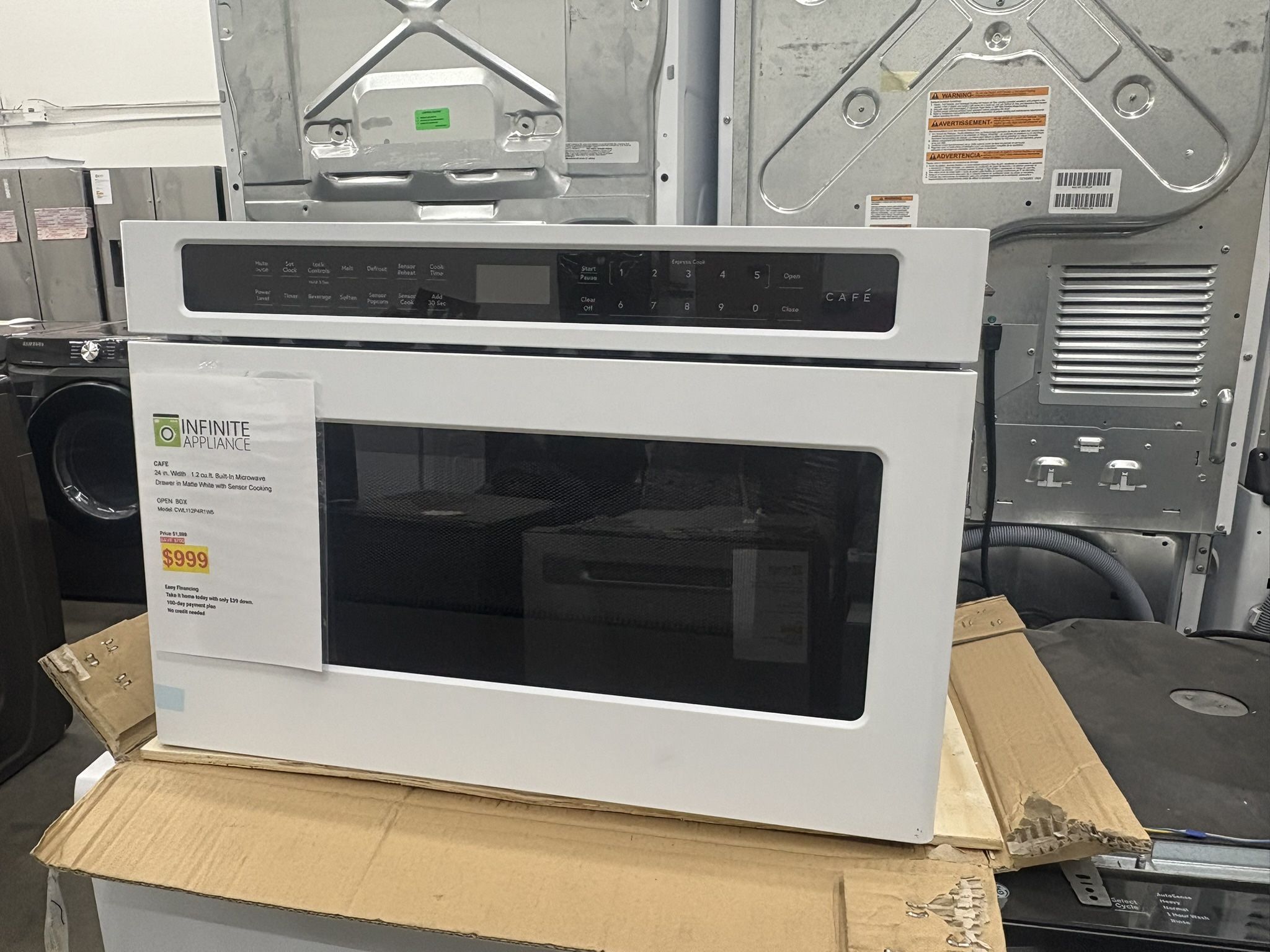 CAFE 24 in. Width. 1.2 cu.ft. Built-In Microwave Drawer