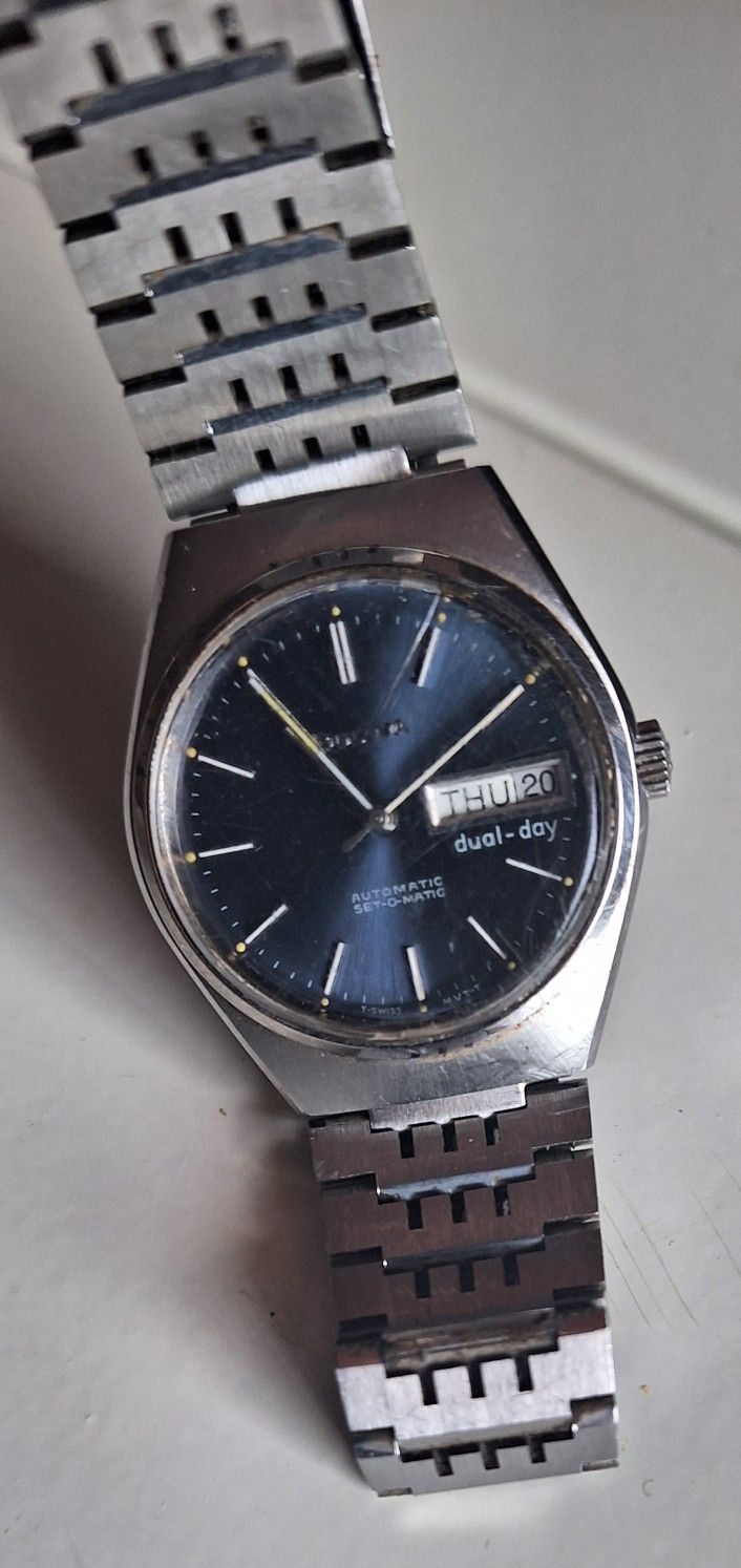 Bulova Vintage Automatic, "Set-O-Matic/Dual Day" Sale Or Trade
