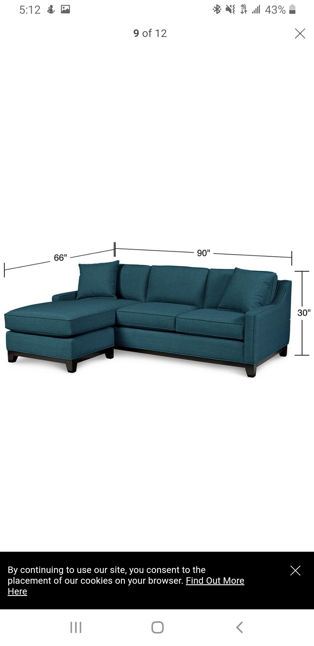 Sectional sofa couch