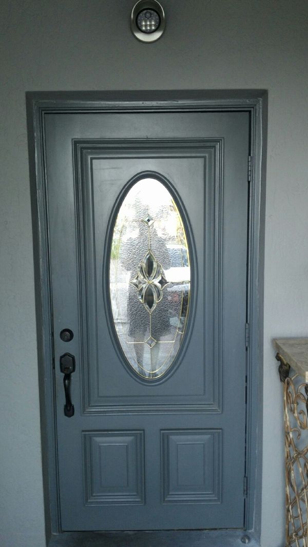 solid wood 35 x 78 exterior entry door for Sale in Miami