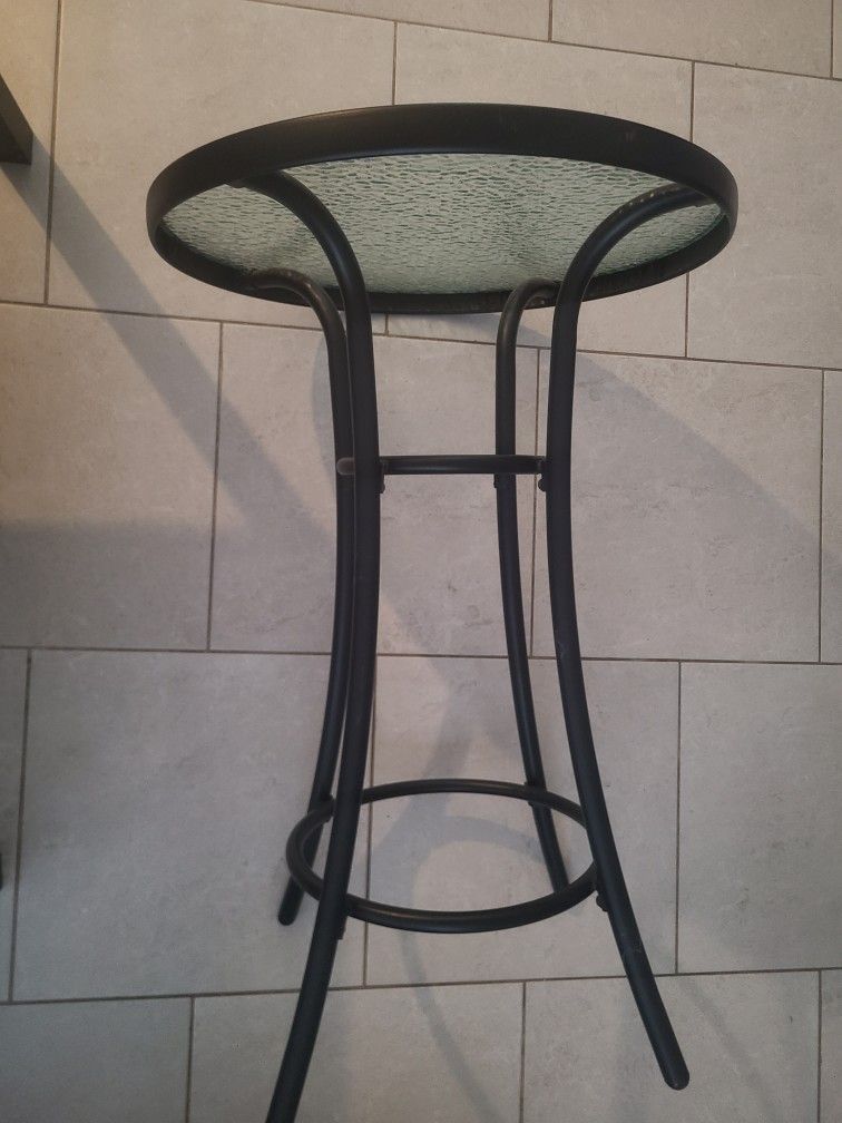 40 Inch Outdoor patio bar table Plastic Metal