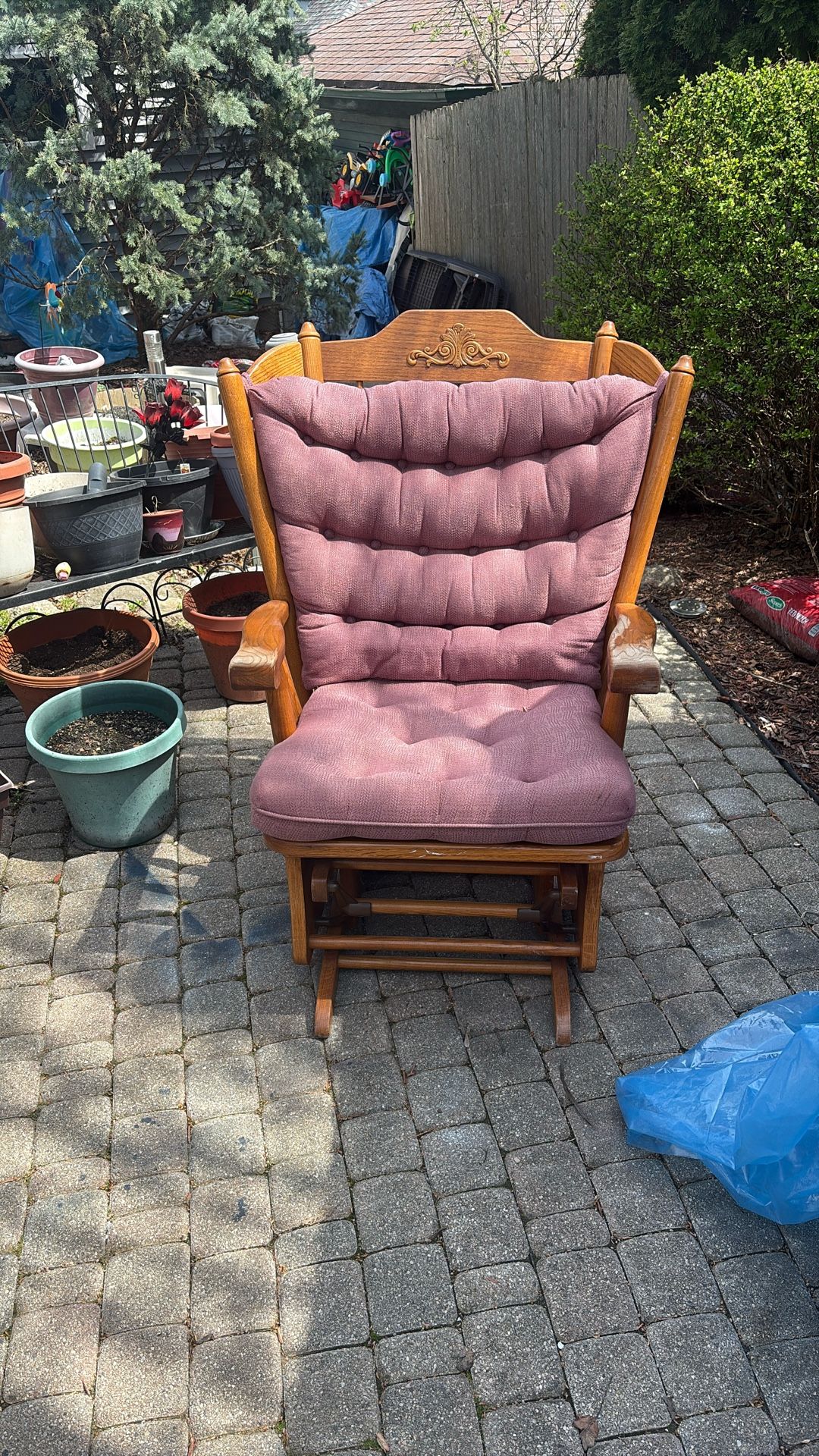 Rocks Chair / back and forth /. “ Mother’s rocker”