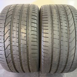 V508  315 30 22 107Y  Pirelli Pzero  2 Used Tires 90% Life 