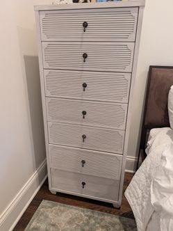 Like New One Kings Lane 7 drawer tall dresser