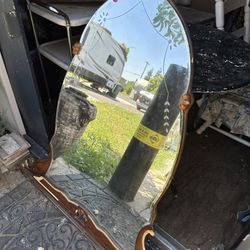 Mirror Vanity Antiques SOLD AS IS