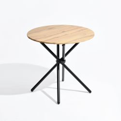Homy Casa FONTANA 31.5” Round Dining Table for Kitchen and Dining Room Open Box