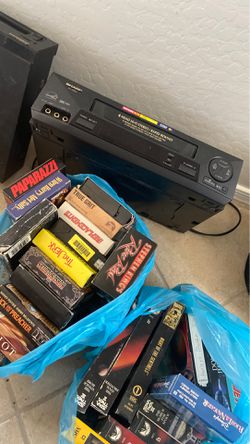 Sharp VC H993 video players and tapes lot
