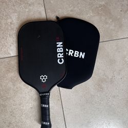 CRBN 3x 16mm Raw Carbon Pickleball Paddle