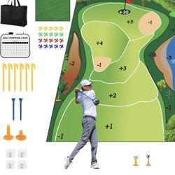 Golf Chipping Game 6x4 Ft Battle Royale Golf Game Indoor Outdoor Golf Game