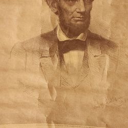 Vintage photo of Abraham Lincoln