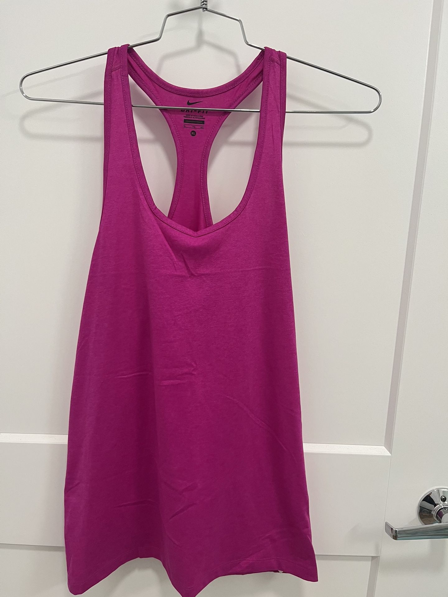 Nike Ladies Dri-fit Tank Top - Pink - Size XL