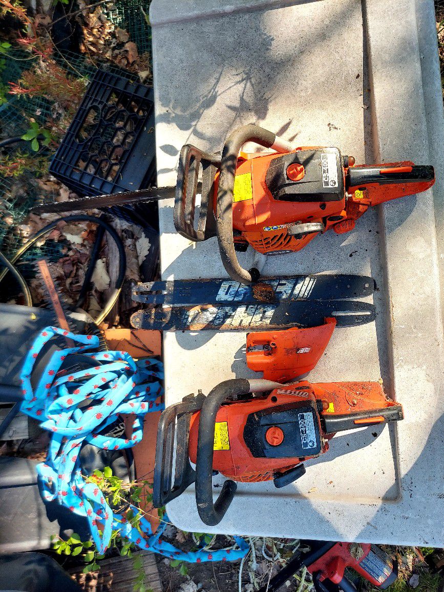 2 Echo CS 400 Gas Chainsaws Fixer Uppers