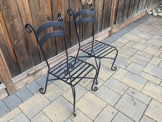 Wrought Iron Chairs 