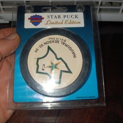 Vintage Dallas Stars Inaugural Season Hockey Puck Sealed 