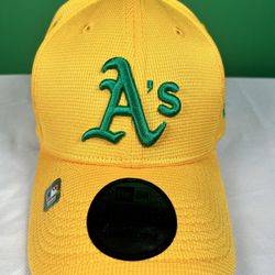 New Era 39THIRTY Oakland A’s 2024 On-Field Batting Practice Hat – Stretch Fit (L/XL)