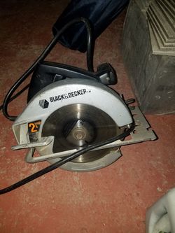 Black and decker circular saw