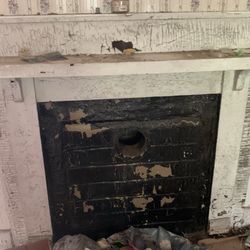 Old Fireplace Mantelpiece 