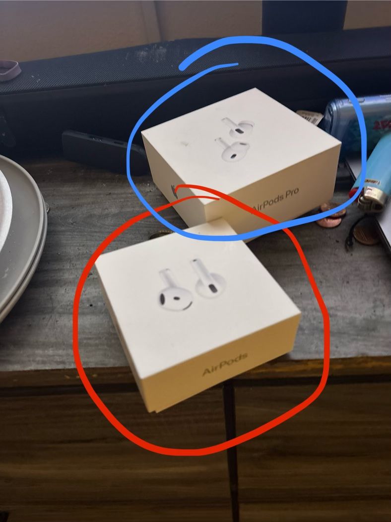Never Used Apple Airpod Pro 2 & Apple AirPod 4