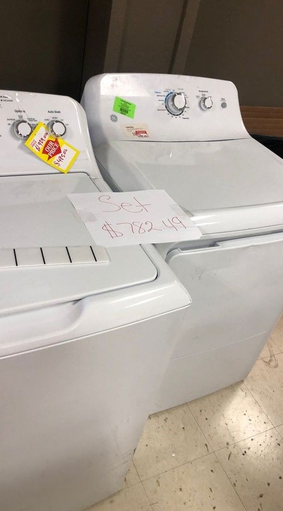 Ge Washer and Dryer 97W7
