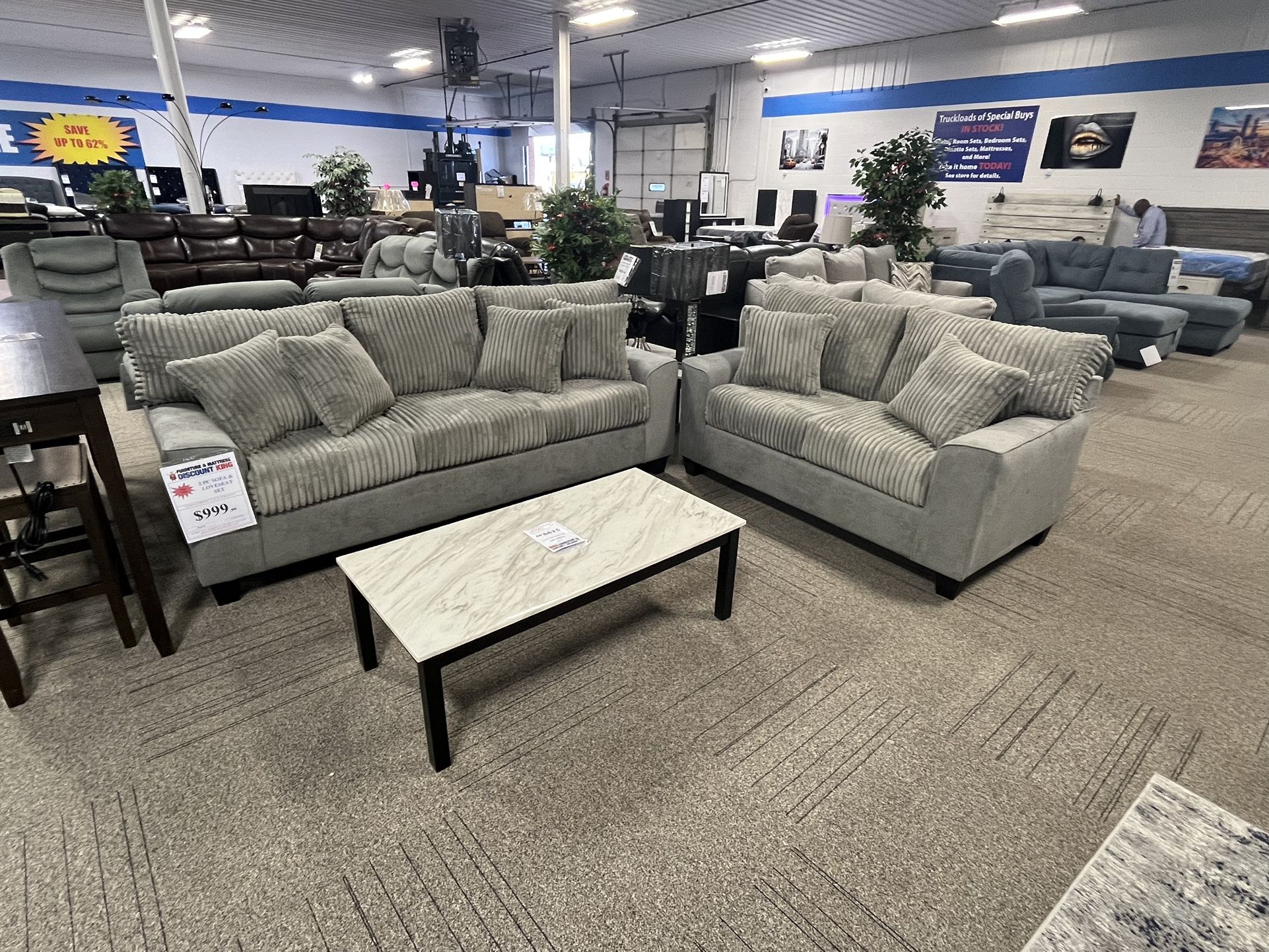 New Arrival Channel Chenille Sofa Set