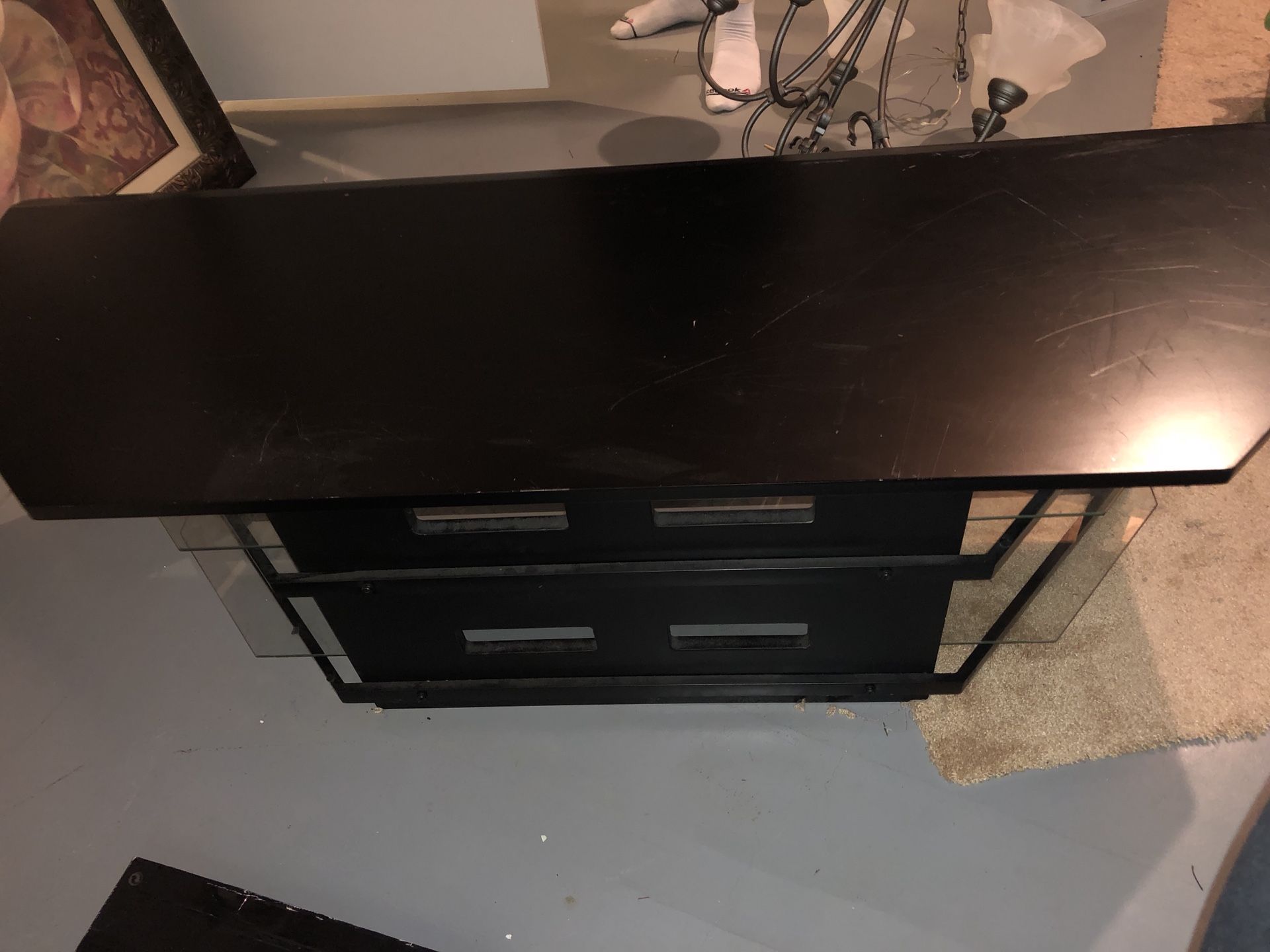 Black TV Stand