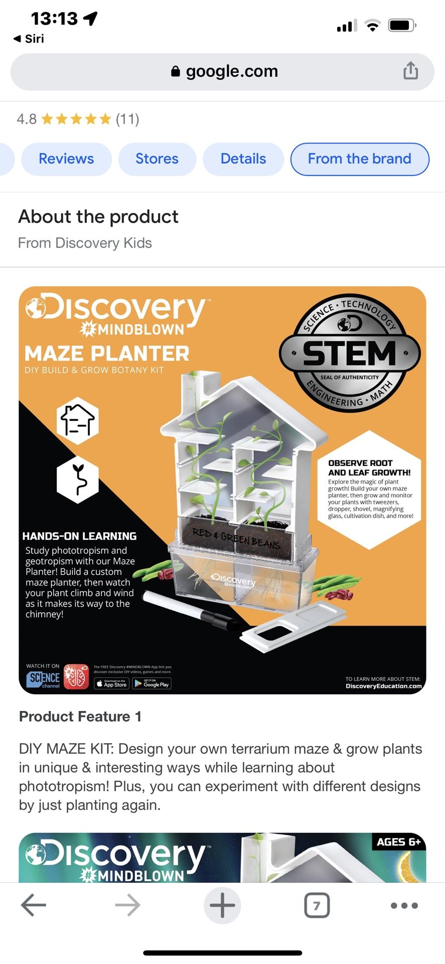 Discovery Kids #MINDBLOWN DIY Botany Kit
