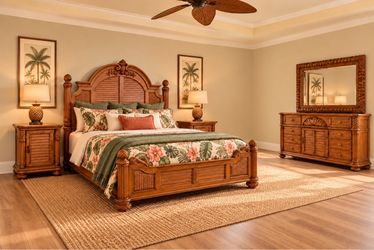 King Tommy Bahama bedroom set 🌴🌴🌴 stunning 🤩