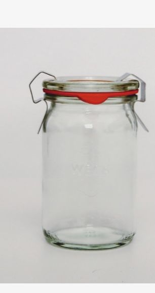 Old fashioned Glass Jar