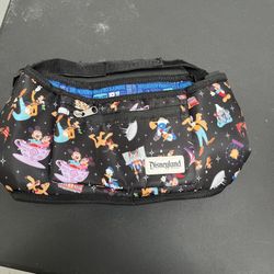 Disneyland Mickey Mouse Stroller Organizer Baby Carrier Phone Snack Bag Black