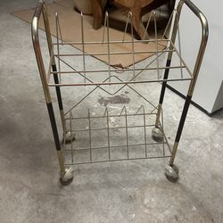 MCM Rolling Record rack Storage