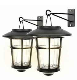 Landon Home- 2pk Solar Wall Lantern Lights-NEW!!