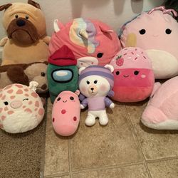 Squishmallows And Stuffed Animals 