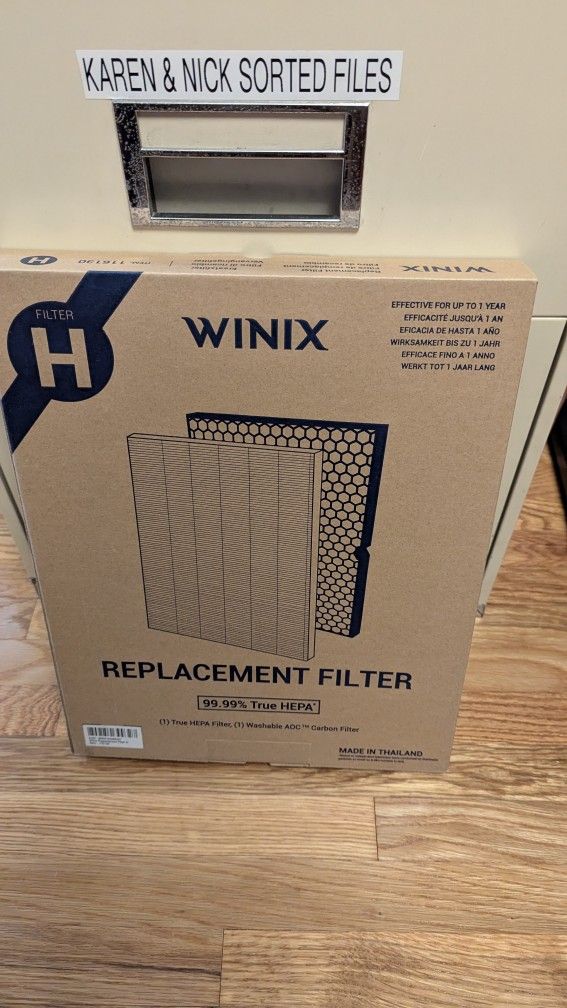 3x Genuine NIB Winix Replacement Filter H 116130 Home & Garden