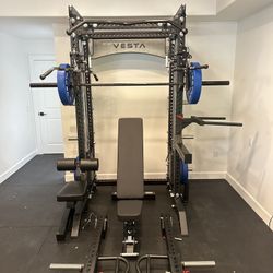 Vesta Fitness PRO SERIES 2-1 Ultimate Half Rack Functional Trainer/Gym Equipment/ Home Gym/ Fitness/ FREE DELIVERY 🚚 