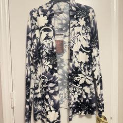Womens floral cardigan size small