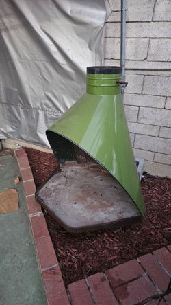 Vintage Mid-Century Modern Preway Conical Fireplace - Avocado Green