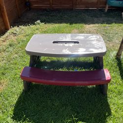 Little Tikes  Picnic Table -42.00”L x 38.00”W x 19.75”H