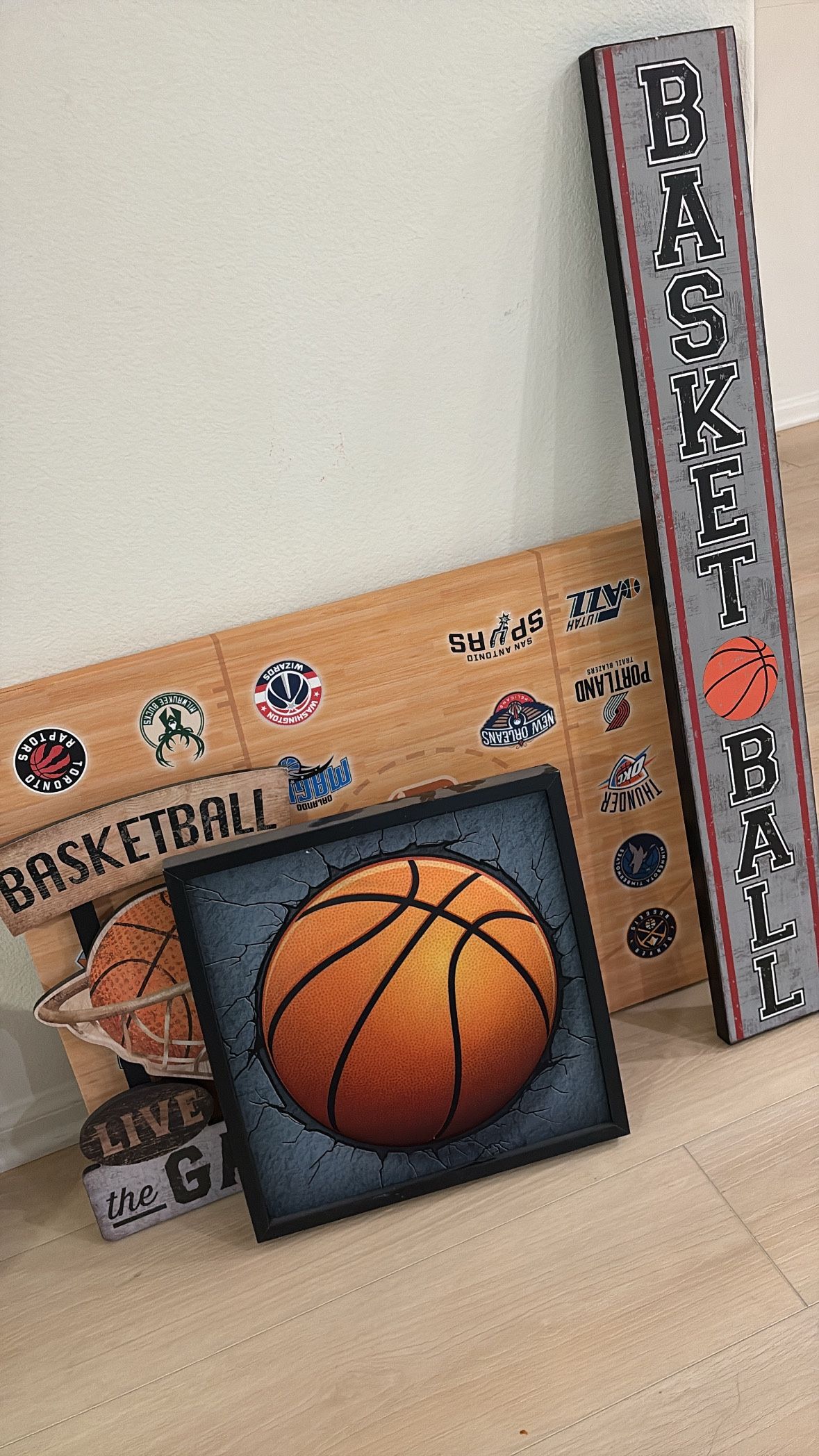 Boys Basketball Wall Decor