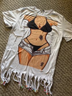 Ensenada Mexico Graphic Fringe T-Shirt M/L