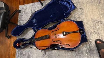 Cello and case