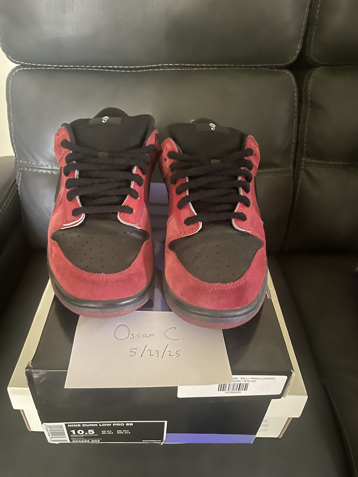 Nike SB Dunk Low Milli Vanilli Size 10.5