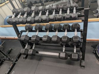 Dumbells (5 to 45) Just $550 with Heavy Duty Rack.